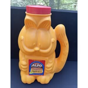 Vintage Garfield 1994 Alpo Empty Container Piggy Bank Comic Plastic 13"